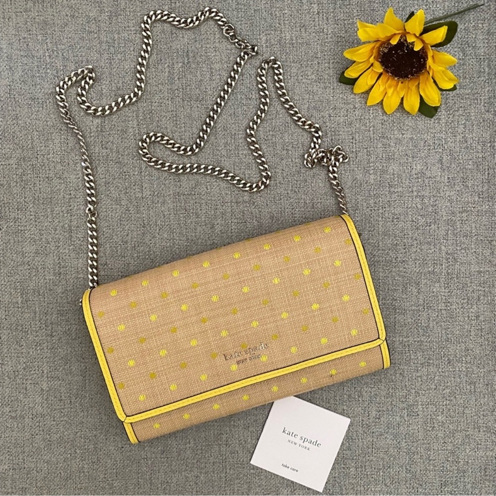 Kate Spade Roulette Chain Clutch Women’s Crossbody Bag✨